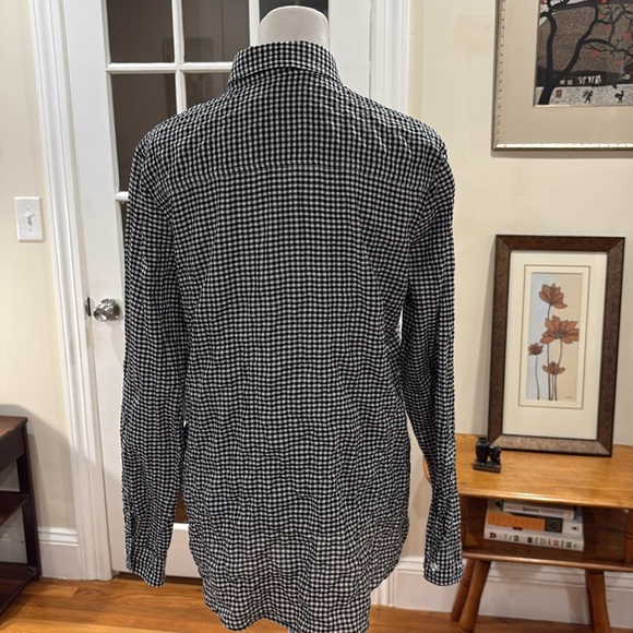 J. McLaughlin Women’s Black and White Casual Button Down Shirt. Size XS - Picture 4 of 9